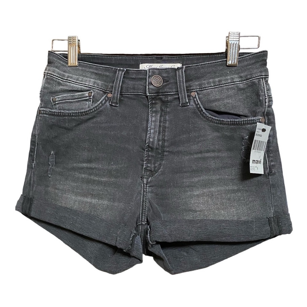Mavi Jeans Co. Grace Black Denim High Waist Short Shorts 6